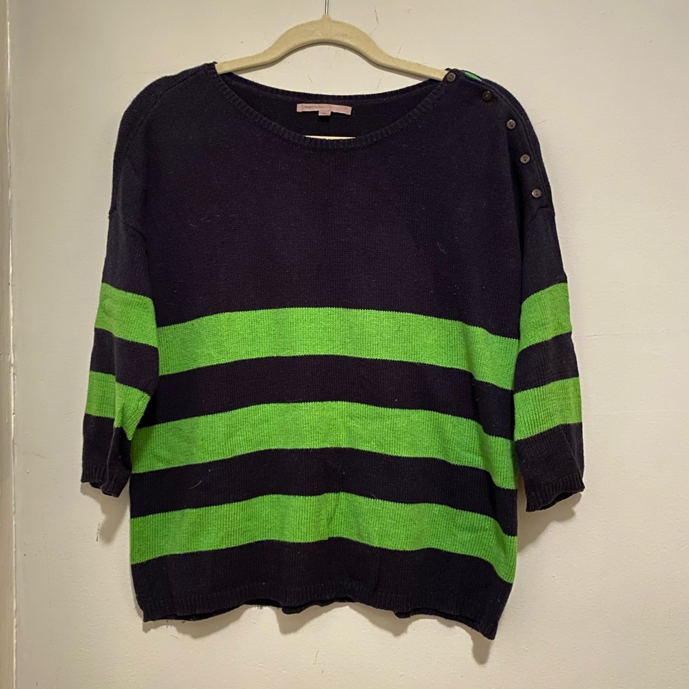 Preppy Striped Sweater